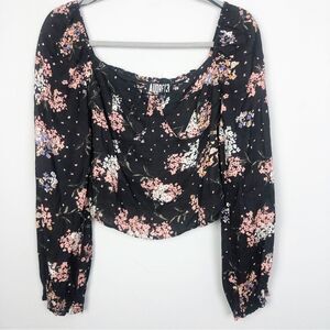 AUDREY 3 + 1 | NEW Peasant Style Top Oversized Long Sleeves Women’s Size Large